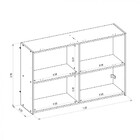 Armário Aéreo Duplo 120cm Portas Basculante Dali Linea Brasil