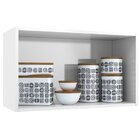 Armário Aéreo Duplo 2 Portas Diamante  Branco