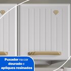 Armário Aéreo Duplo 2 Portas Diamante  Branco