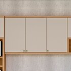 Armário Aereo Duplo 72x120x33 Cm Selene Jequitibá/off White F