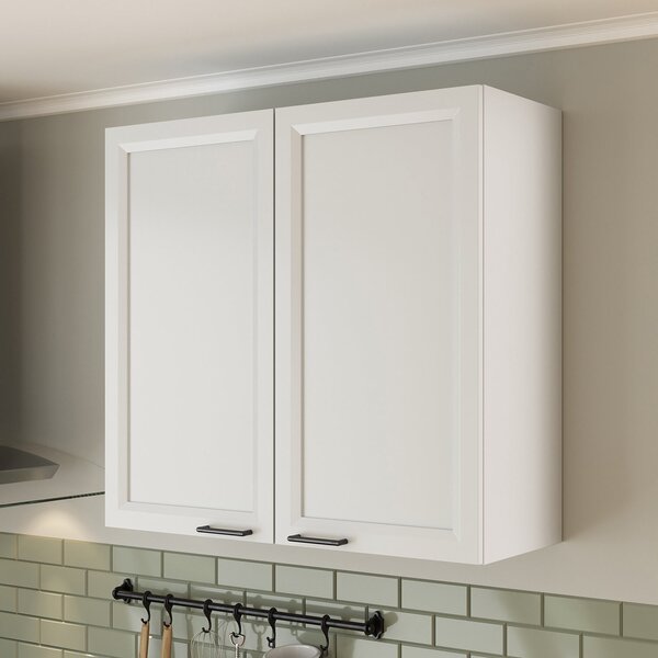 Armário Aéreo Duplo 80cm Soho Cabecasa Madeiraoriginals Branco