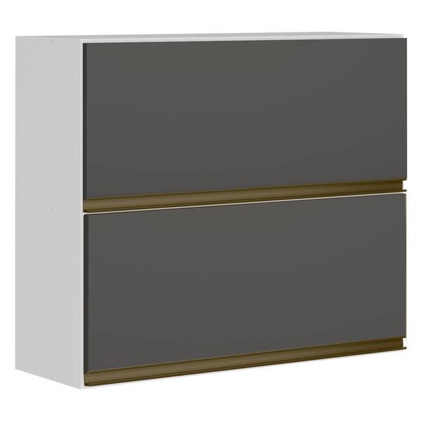 Armario Aereo Duplo Basculante 80cm Mdf Kali Premium 12212x6