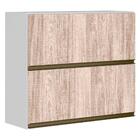 Armario Aereo Duplo Basculante 80cm Mdf Kali Premium 12212x6