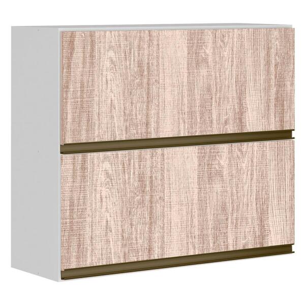 Armario Aereo Duplo Basculante 80cm Mdf Kali Premium 12212x6