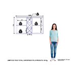 Armário Aéreo Duplo Com Garrafeiro 120cm Favorita Cinamomo /