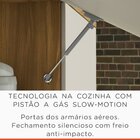 Armário Aéreo Duquesa 2 Pt Off White E Freijó