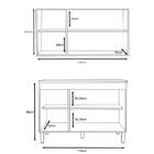 Armário Aéreo E Balcão 119cm Com Tampo 3 Portas Karen P14 Mal