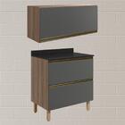 Armario Aereo E Balcao 2 Gavetas Mdf Kali Nicioli