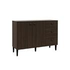 Armário Aéreo E Balcão 2 Portas Chocolate - Fdecor