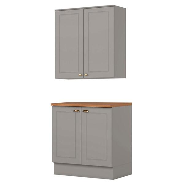 Armario Aereo E Balcao 80cm Americana Henn