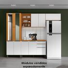 Armario Aereo E Balcao Com Tampo 120 Cm Armoveis