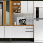 Armario Aereo E Balcao Com Tampo 120 Cm Armoveis