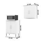 Armário Aéreo E Balcão Com Tampo Para Cozinha Branco E.j Móve