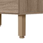 Armario Aereo E Balcao Em Vidro 2p 2g 80 Cm Mdf Kali Nicioli