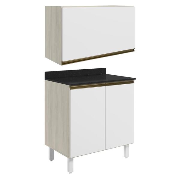 Armario Aereo E Balcao Mdf 60cm Kali Nicioli