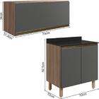 Armario Aereo E Balcao Mdf 70cm Kali Nicioli