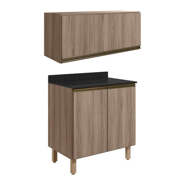 Armario Aereo E Balcao Mdf 70cm Kali Nicioli