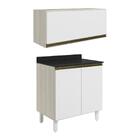 Armario Aereo E Balcao Mdf 80cm Kali Nicioli