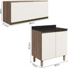 Armario Aereo E Balcao Mdf 80cm Kali Nicioli