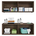 Armário Aéreo E Balcão Para Lavanderia 118cm Monna Freijó Z34