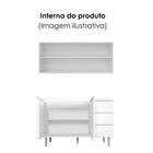 Armario Aereo E Balcao Para Pia 120 Cm Andreia Reajl Moveis