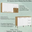 Armario Aereo E Balcao Para Pia 120cm 752x754am Ktp