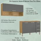 Armario Aereo E Balcao Para Pia 120cm 780x754am Ktp