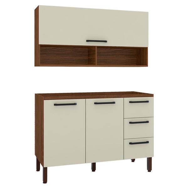 Armario Aereo E Balcao Para Pia 120cm 780x754am Ktp