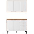 Armario Aereo E Balcao Para Pia 120cm Fi0009 Demobile