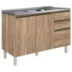 Armario Aereo E Balcao Para Pia 120cm Mdf Kali Premium Carval