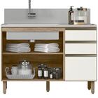 Armario Aereo E Balcao Para Pia 120cm Mdf Kali Premium Carval