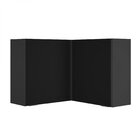 Armário Aéreo Em Aço De Canto 2 Portas Exclusive Itatiaia Gra