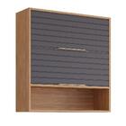 Armário Aéreo Esplêndida 80cm 2 Portas Basculantes Com Nicho