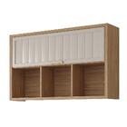 Armario Aereo Estela 120 Cm Com 1 Porta Basculante E Nicho