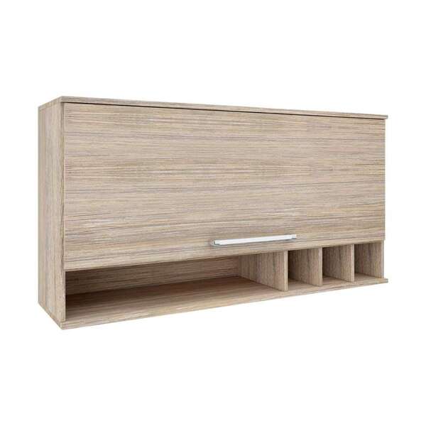 Armário Aéreo Evolution 1 Pt Carvalho 120 Cm