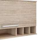 Armário Aéreo Evolution 1 Pt Carvalho 120 Cm