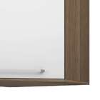 Armário Aéreo Evolution 1 Pt Tannah E Branco