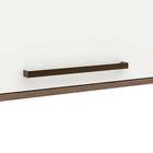 Armário Aéreo Evolution 1 Pt Tannat E Branco 80 Cm