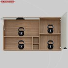 Armário Aéreo Firenze 120cm 2 Portas - Nicho Amêndola Touch/n