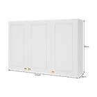 Armário Aéreo Firenze 120cm 3 Portas - Indékes