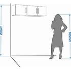 Armário Aéreo Flex 3 Pt Branco