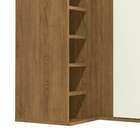 Armário Aéreo Frow 1 Pt Freijó E Off White 98 Cm