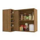 Armário Aéreo Frow 1 Pt Freijó E Off White 98 Cm