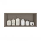 Armário Aéreo Geladeira 1 Porta Basculante Sara Fumê