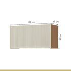 Armário Aéreo Geladeira 1 Porta Basculante Simone Mendes 80cm