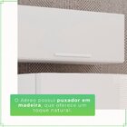 Armário Aéreo Geladeira 1 Porta Bella Branco