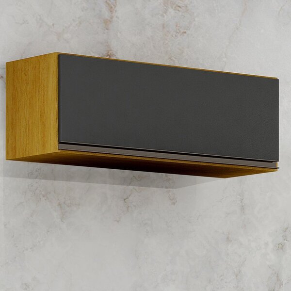 Armário Aéreo Geladeira 1 Porta Lara Chf Móveis Cinamomo/graf