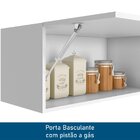 Armário Aéreo Geladeira 80cm 1 Porta Unna Yescasa Branco