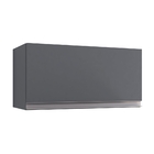 Armário Aéreo Geladeira Andréia 60 Cm Cinza Ajl