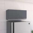 Armário Aéreo Geladeira Andréia 60 Cm Cinza Ajl